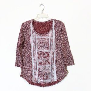 Soft blouse with 3/4 sleeves ✿